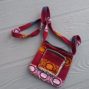 Boho hippie crossbody bag